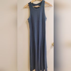 Blue casual soft dress